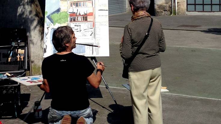 Aire Libreko margo lehiaketa antolatu dute zapaturako