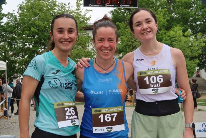 Mayi Mujika elgoibartarra izan da azkarrena Gabiriako Leharrei Mendi Lasterketan