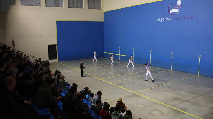 San Anton pilota Txapelketako lehen finalerdia jokatuko dute gaur
