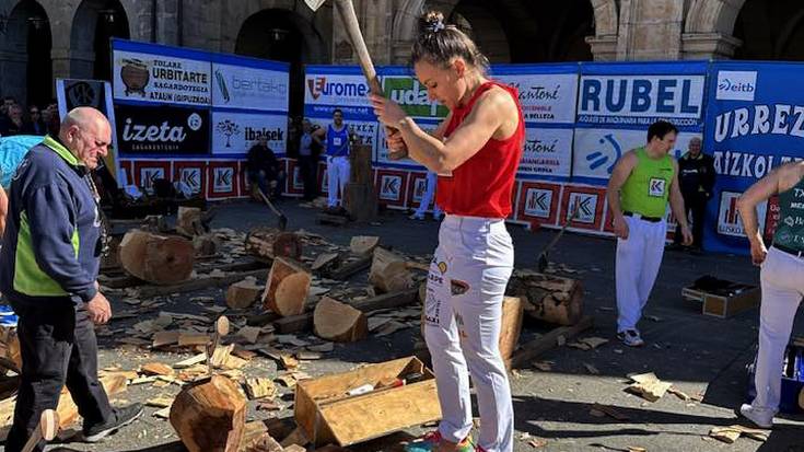 Urrezko Aizkolariak txapelketako finalerako sailkatu da Uxue Ansorregi