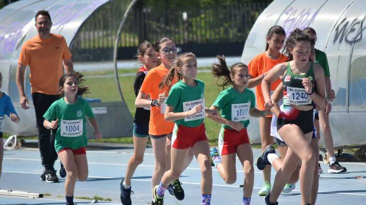 Zortzi domina lortu zituzten Ermuko atleta gaztetxoenek Bizkaiko txapelketan