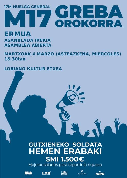 M17: Asanblada irekia