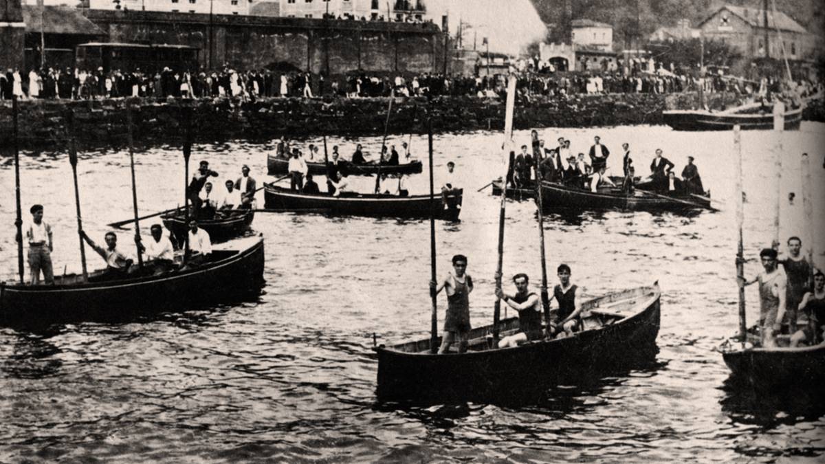 1920ko hamarkadako San Roke jaiak: Estropadak
