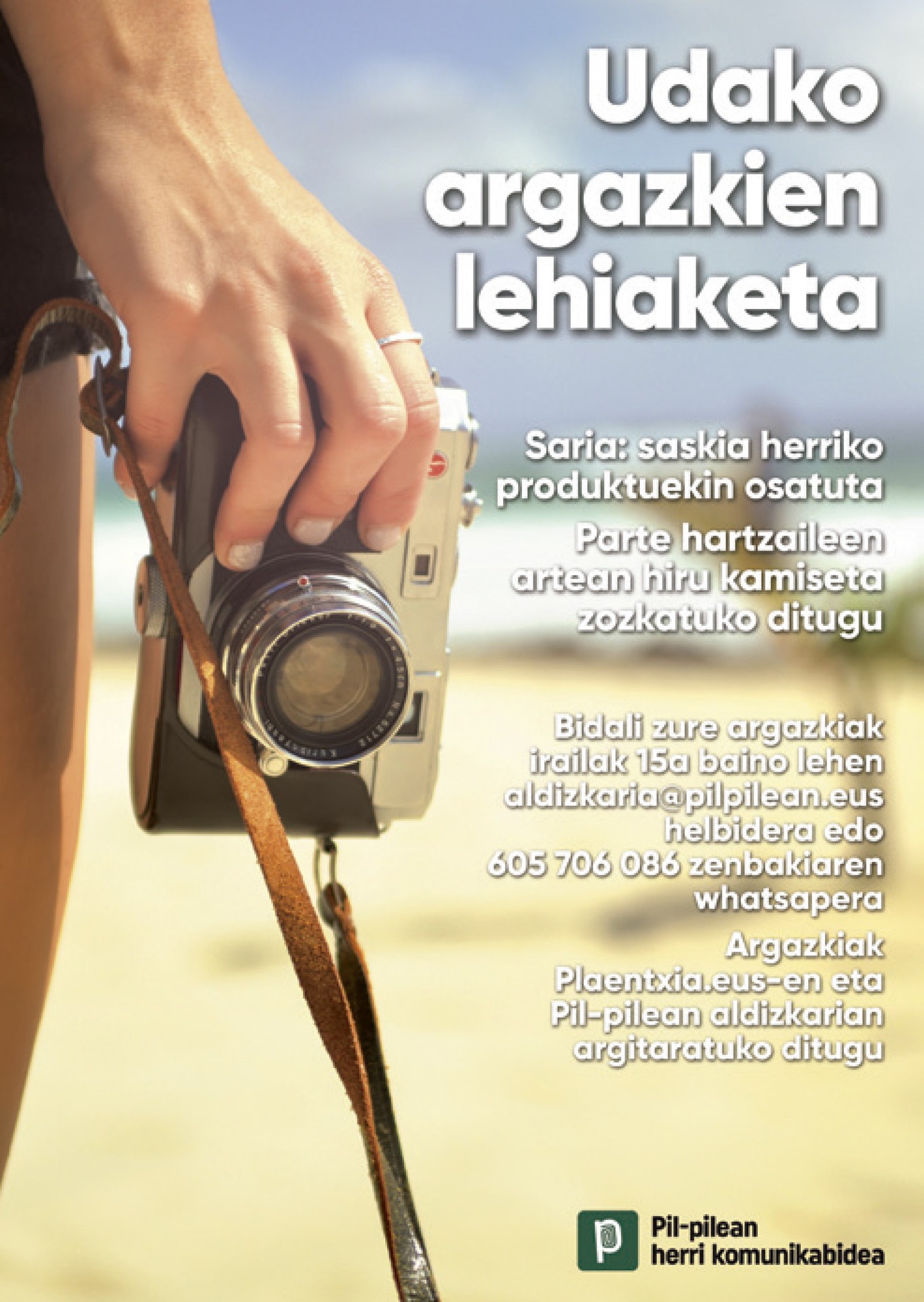 Udako argazkien lehiaketara aurkezteko epea zabalik dago barixakura arte