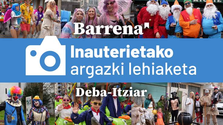 Deba-Itziarko Inauterietako argazki lehiaketa. Animatu eta parte hartu!