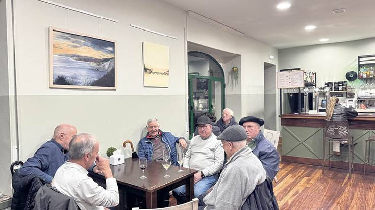 Haitz-Haundi Elkarte Artistikoko ikasleen margolanak, Arbil tabernan ikusgai