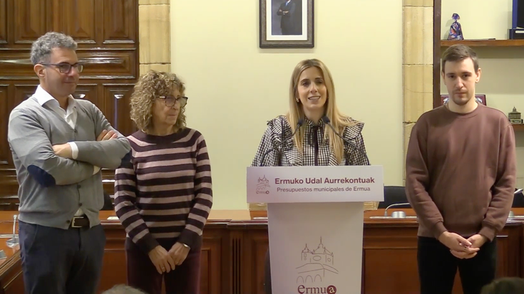 2026ko Udal Aurrekontuen zirriborroa aurkeztu du gobernu taldeak