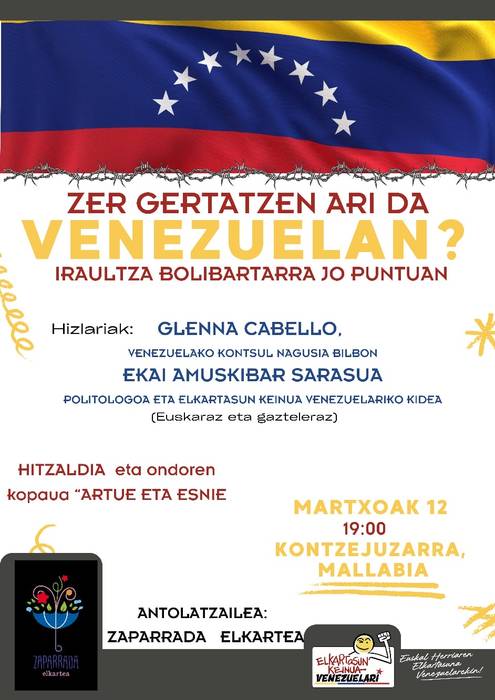 "Zer gertatzen ari da Venezuelan?"