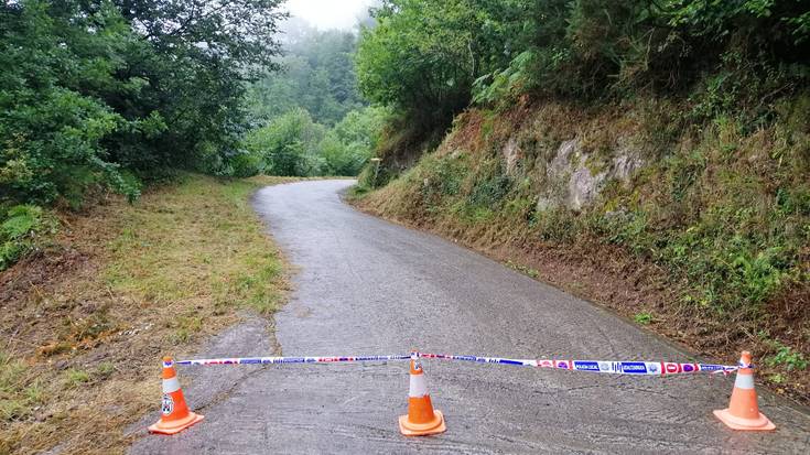 Errepidea itxita dago Ezozi auzoan