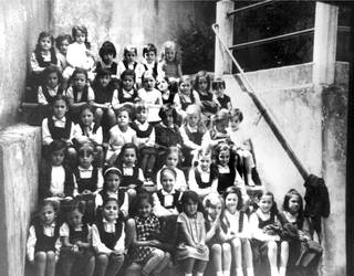 Santa Klara eskolako ikasleak