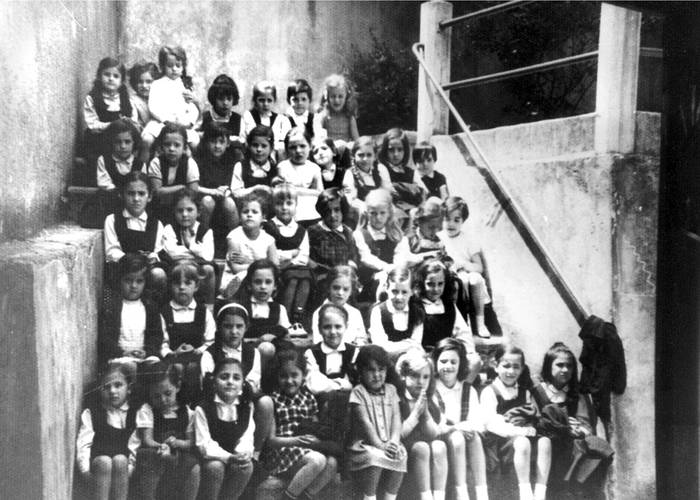 Santa Klara eskolako ikasleak