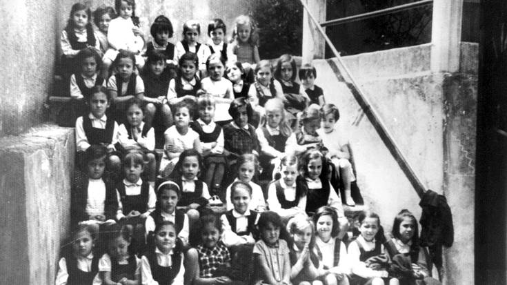 Santa Klara eskolako ikasleak