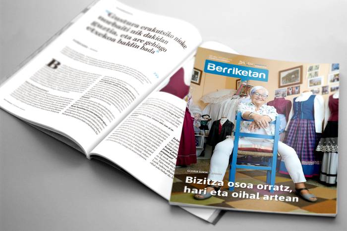 Ekaineko 'Berriketan' aldizkariaren edizio digitala irakurgai