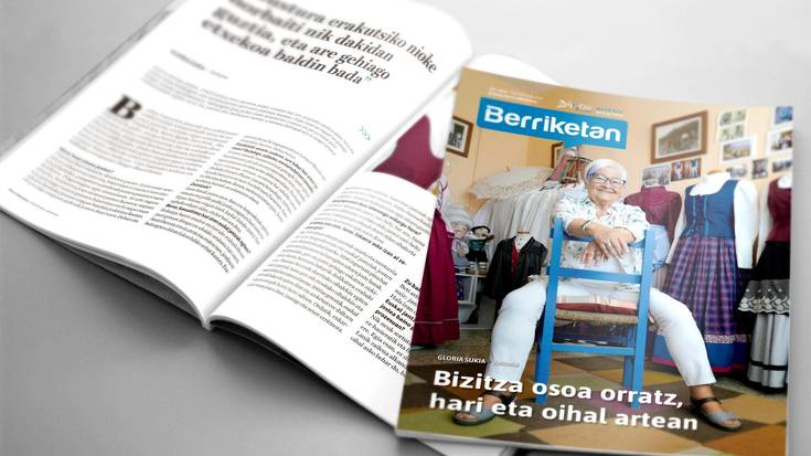 Ekaineko 'Berriketan' aldizkariaren edizio digitala irakurgai