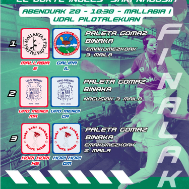 Kluben Arteko Pala Txapelketaren finala