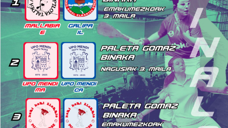 Kluben Arteko Pala Txapelketaren finala