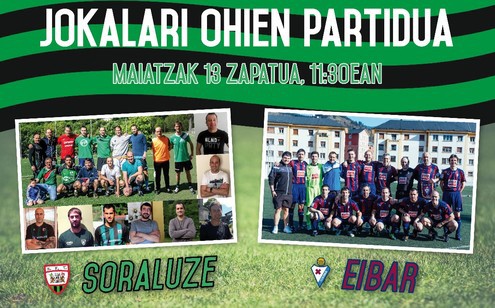 Zapatuan, Sorako jokalari mitikoak zelairatuko dira klubaren 40. urteurreneko partidua jokatzera