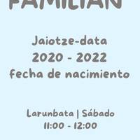 "Liburuak familian" haurrentzako irakurketa kluba