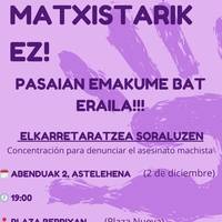 Eraso matxistarik ez!