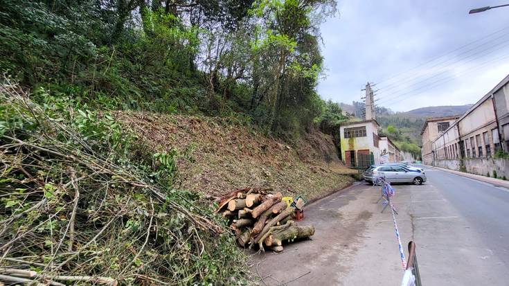 SAPA inguruan desbroze eta garbiketa lanak egin dira azken egunotan