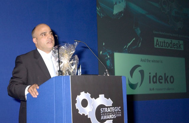 ‘Manufacturer of the year’ saria jaso du Ideko-IK4k