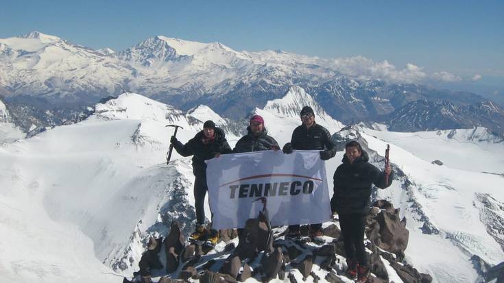 Alberdi anaiak, Aconcagua (Argentina), 2008