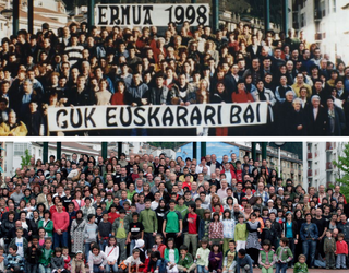 Ermuarren argazki kolektibo erraldoia egingo da datorren astean, euskararen alde