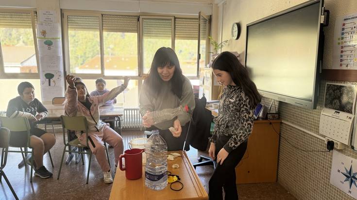 Bertako erlea babesteko 'Apis mellifera versus Vespa Velutina' proiektua abian, Plaentxi Herri Eskolan