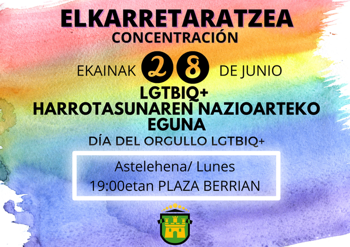 Elkarretaratzea: LGTBIQ+ harrotasunaren eguna