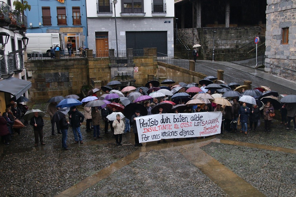 Pentsio duinak aldarrikatzeko manifestaziorako izen-ematea zabalik