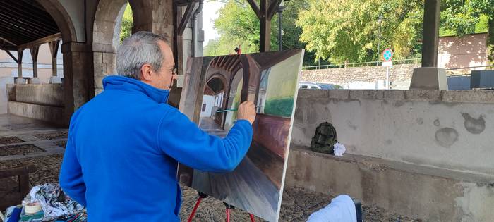 Mendaroko aire libreko margo lehiaketa