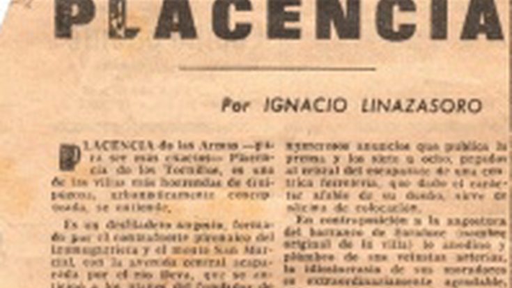 Iñaki Linazasorok 1966an Soraluzera egindako bisitaren harira idatzitako artikulua, liburutegi eta zubi berriak hizpide zituela, besteak beste