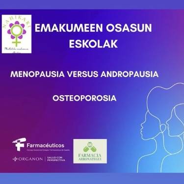 Emakumeen Osasun Eskola: Menopausia vs Andropausia