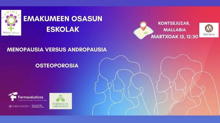 Emakumeen Osasun Eskola: Menopausia vs Andropausia