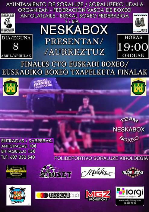 Euskadiko boxeo txapelketako finalak