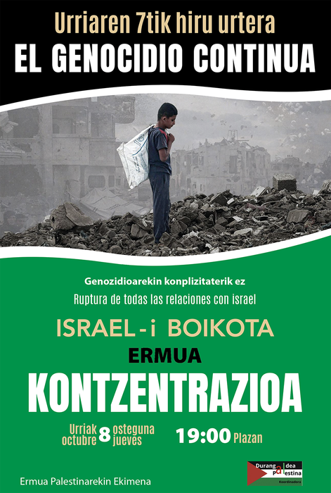 "Israeli Boikota" kontzentrazioa