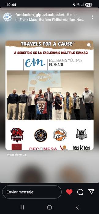 Basque Country basketball travels for a cause