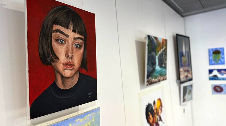 Ane Arte Tailerreko ikasleen lanekin osatutako erakusketa, Kultur Kafean
