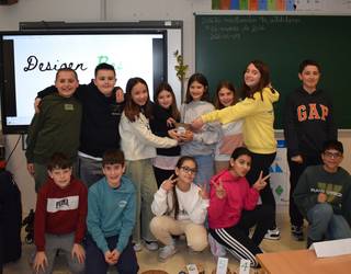 Basotik Fundazioaken 'Desioen basoa' ekimenean parte hartu du Mendaroko ikasle talde batek