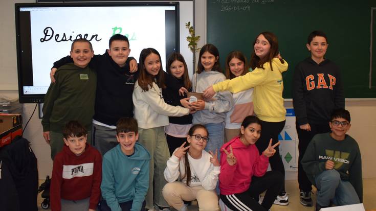 Basotik Fundazioaken 'Desioen basoa' ekimenean parte hartu du Mendaroko ikasle talde batek