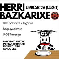 Herri Bazkaria + Bingo musikatua + txaranga