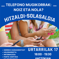 HITZALDIA: "Telefono mugikorrak: Noiz eta nola?" (Miren Ros)