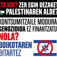 Hitzaldia: 'Eta nik zer egin dezaket Palestinaren alde?'