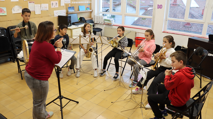 Banda Gaztea, Fanfarre eta Big Band taldeak jarri ditu martxan Musika Eskolak