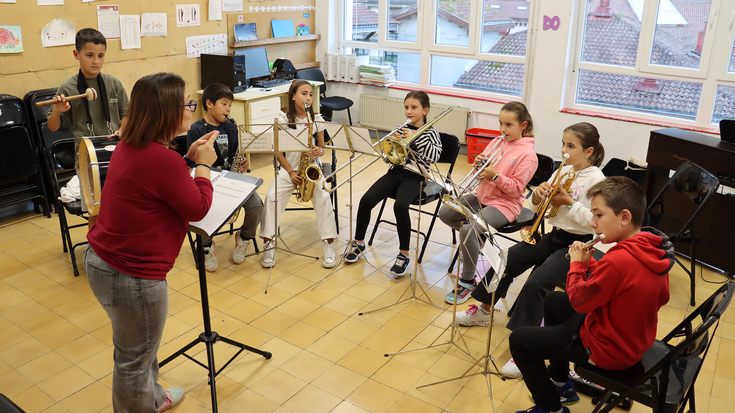 Banda Gaztea, Fanfarre eta Big Band taldeak jarri ditu martxan Musika Eskolak