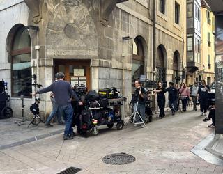 'El hijo de todos' filma grabatzen ari dira, gaur, Deban