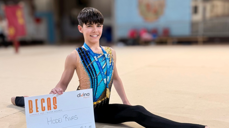 Hodei Rivas gimnastak urrezko domina lortu du Espainiako txapelketan