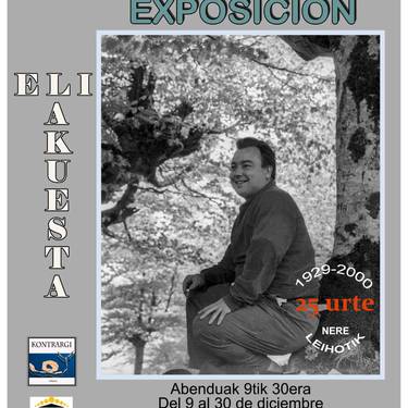 Eli Lakuestaren erakusketa, '25 urte nire leihotik'