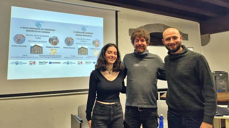 Kirolari gorren bizipenak bistaratu dituzte Gigorrakik antolatutako mahai-inguruan