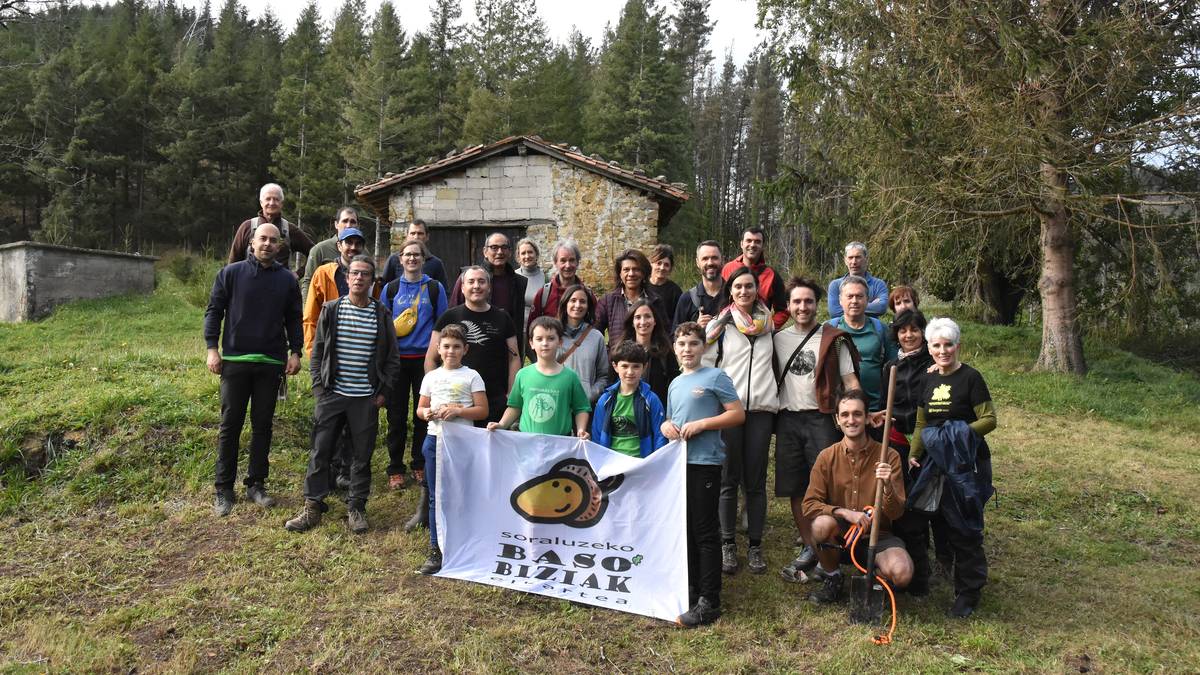 250 zuhaitz gehiago Sagar Erreka inguruan